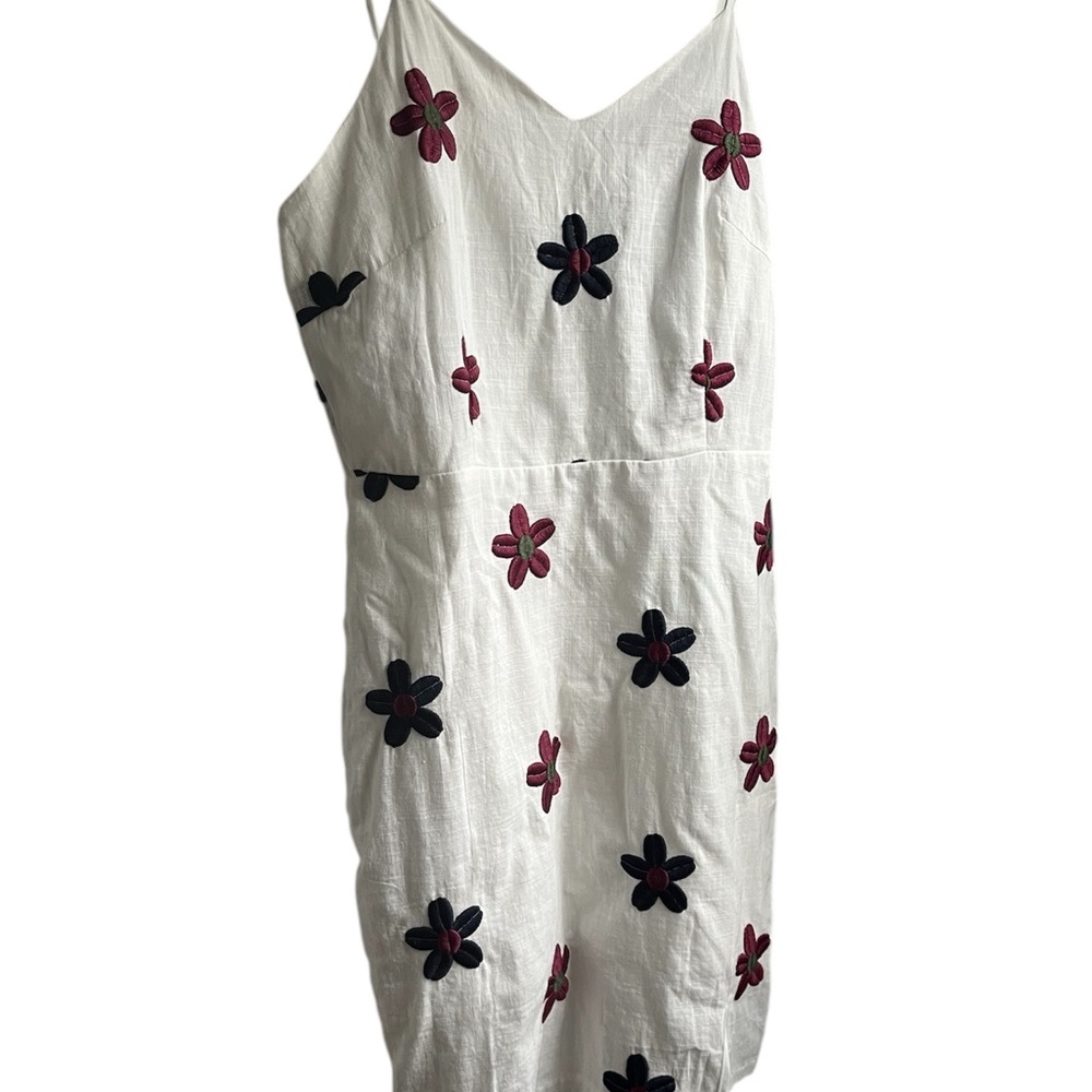 SHEIN White Midi Sundress with Spaghetti Straps for Casual Wear